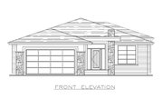 Prairie Style House Plan - 2 Beds 2 Baths 1726 Sq/Ft Plan #1100-12 