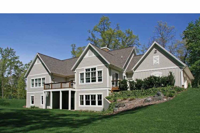 Home Plan - Exterior - Rear Elevation 1 for Craftsman House Plan #928-207 - 4 bed, 3 bath