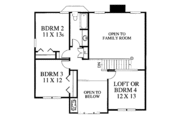Country Style House Plan - 3 Beds 2.5 Baths 2190 Sq/Ft Plan #1053-4 Floor 