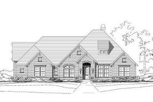 Colonial Exterior - Front Elevation Plan #411-723
