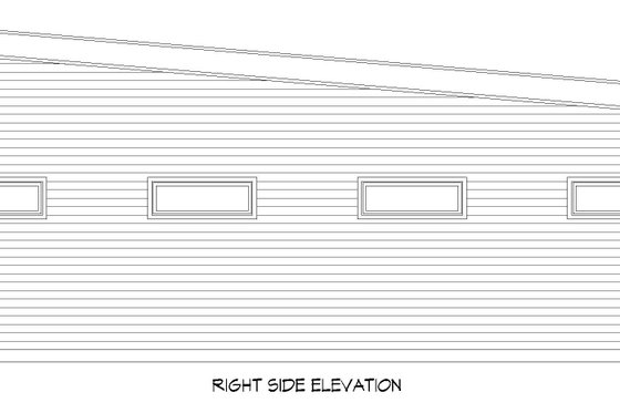 Exterior - Other Elevation 1 for Modern House Plan #932-748, 0.5 bath