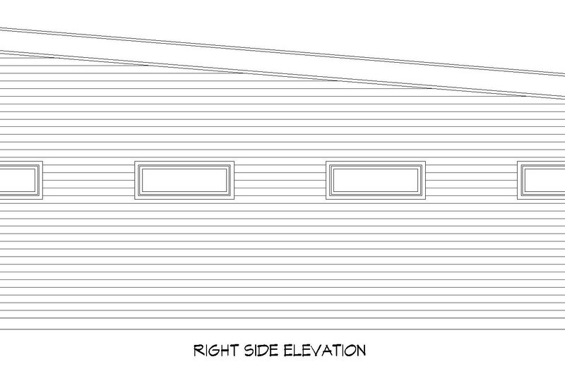 Dream House Plan - Exterior - Other Elevation 1 for Modern House Plan #932-748, 0.5 bath