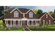 Traditional Style House Plan - 4 Beds 3.5 Baths 2859 Sq/Ft Plan #63-209 