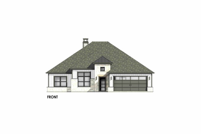Architectural House Design - Exterior - Front Elevation 5 for Prairie House Plan #1096-102 - 4 bed, 2 bath