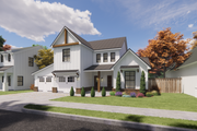 Farmhouse Style House Plan - 4 Beds 3 Baths 1839 Sq/Ft Plan #1098-6 