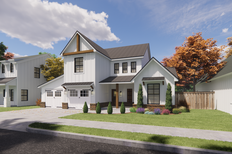 Home Plan - Exterior - Other Elevation 2 for Farmhouse House Plan #1098-6 - 4 bed, 3 bath