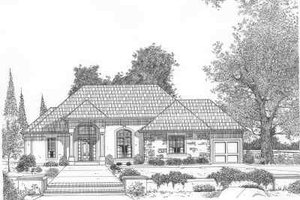 Traditional Exterior - Front Elevation Plan #6-165