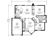 House Plan - 2 Beds 1 Baths 1130 Sq/Ft Plan #25-1097 
