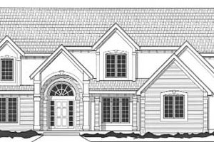 Traditional Exterior - Front Elevation Plan #67-580