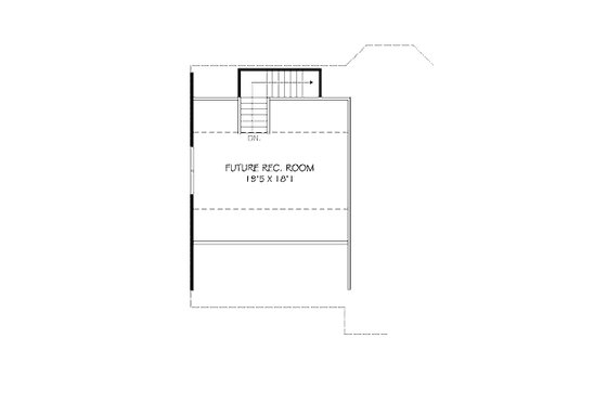 Floor Plan - Other Floor for Traditional House Plan #424-93 - 3 bed, 2 bath