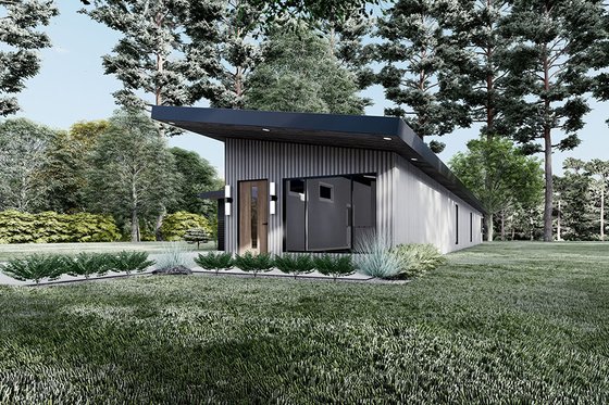 Exterior - Other Elevation for Contemporary House Plan #923-194 - 3 bed, 2 bath