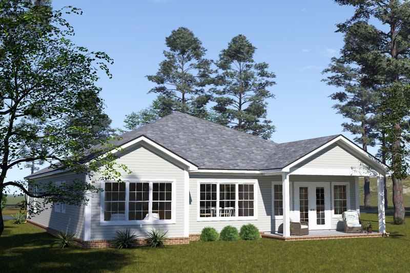 Architectural House Design - Exterior - Other Elevation 3 for Craftsman House Plan #513-2432 - 3 bed, 2 bath