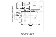 Contemporary Style House Plan - 2 Beds 2.5 Baths 2061 Sq/Ft Plan #932-558 