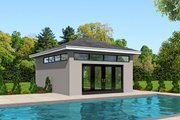 Modern Style House Plan - 0 Beds 1 Baths 432 Sq/Ft Plan #932-182 