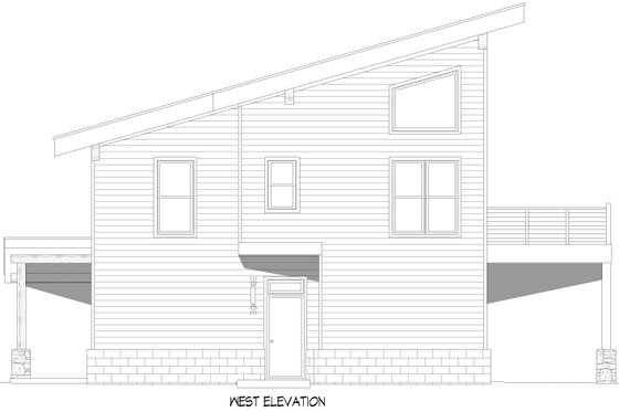 Exterior - Other Elevation for Beach House Plan #932-1167 - 6 bed, 6 bath