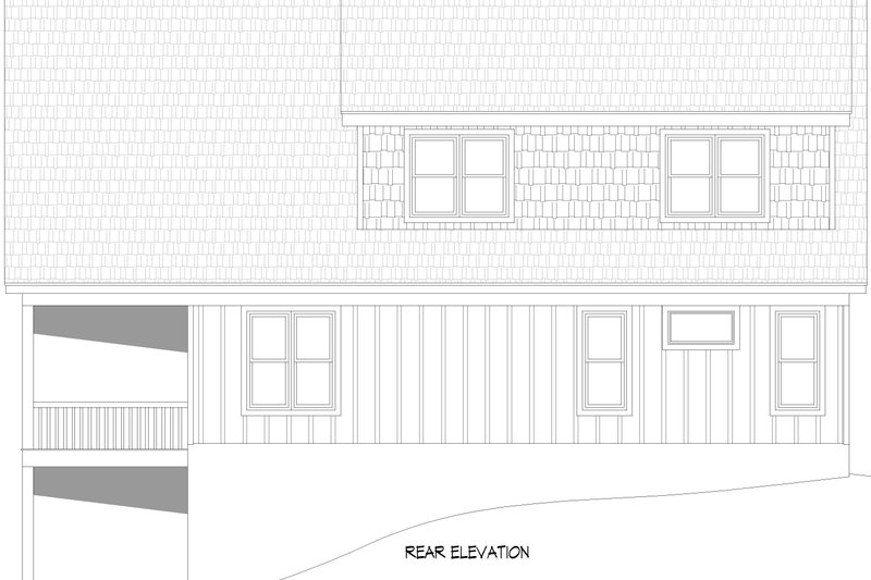 Dream House Plan - Exterior - Rear Elevation for Country House Plan #932-975 - 3 bed, 2.5 bath
