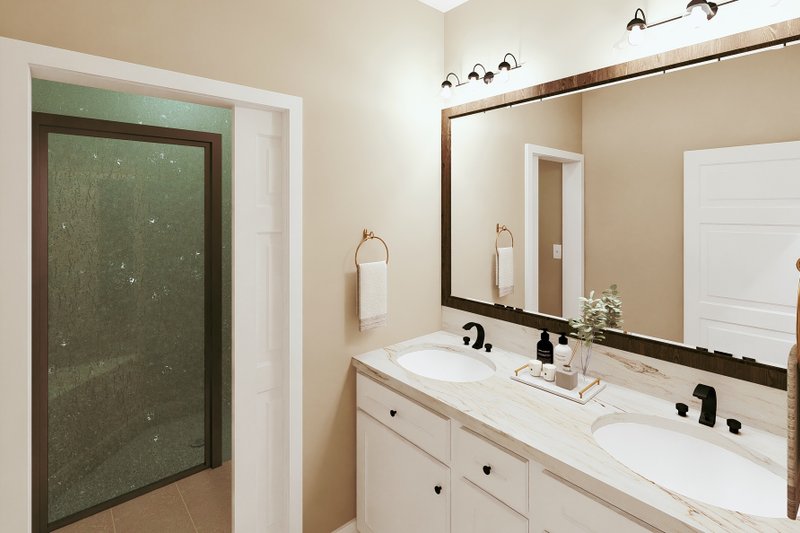 Architectural House Design - Interior - Bathroom for Craftsman House Plan #44-234 - 3 bed, 2 bath