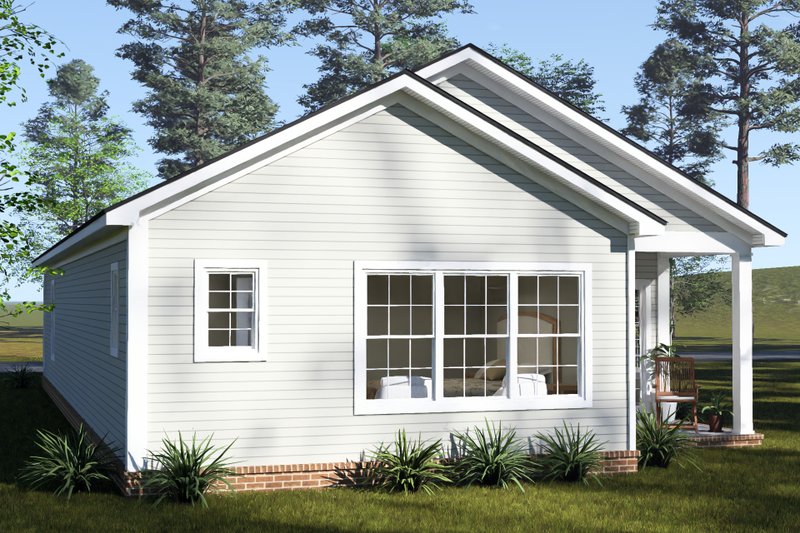 Architectural House Design - Exterior - Other Elevation 1 for Cottage House Plan #513-2459 - 3 bed, 2 bath