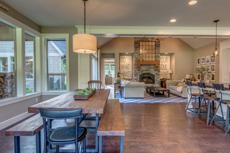 Architectural House Design - Interior - Dining Room 1 for Craftsman House Plan #48-1133 - 4 bed, 2.5 bath