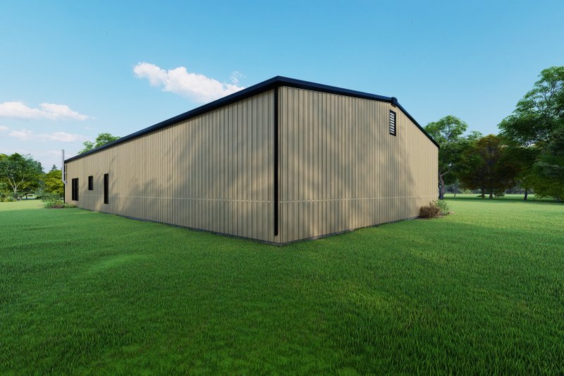 House Blueprint - Exterior - Other Elevation 2 for Barndominium House Plan #1092-7 - 2 bed, 2 bath