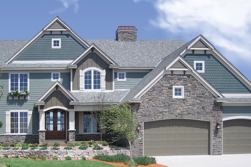 Architectural House Design - Traditional Exterior - Front Elevation Plan #320-990