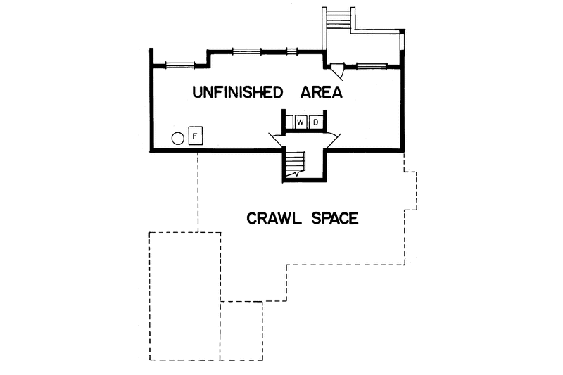 House Blueprint - Floor Plan - Main Floor for Country House Plan #47-960 - 3 bed, 1.5 bath