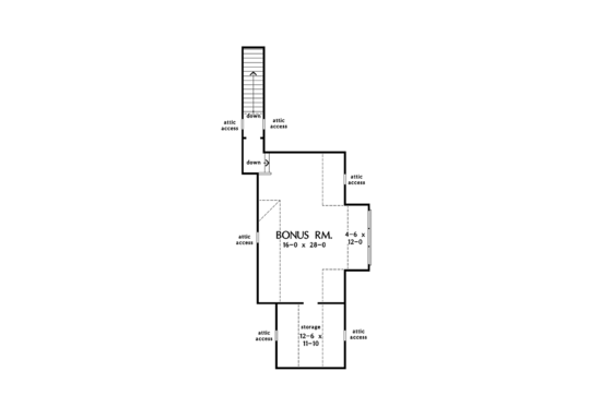 Floor Plan - Other Floor for European House Plan #929-1020 - 5 bed, 4 bath