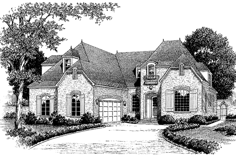 Architectural House Design - European Exterior - Front Elevation Plan #453-336