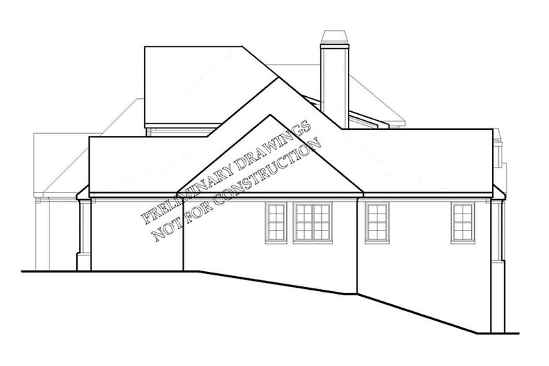 Architectural House Design - Exterior - Other Elevation for European House Plan #927-426 - 4 bed, 4 bath
