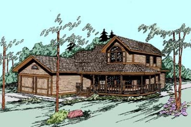 Dream House Plan - Traditional Exterior - Front Elevation Plan #60-354