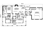 Country Style House Plan - 4 Beds 3 Baths 2427 Sq/Ft Plan #40-340 