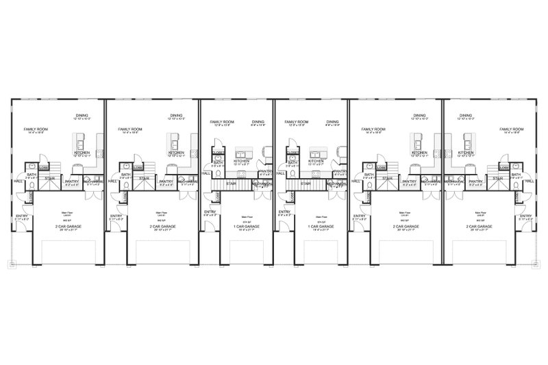 House Design - Floor Plan - Main Floor for Farmhouse House Plan #1060-318 - 18 bed, 12 bath