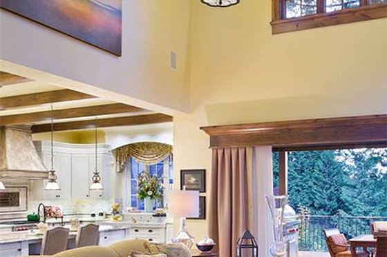 Great Room - 4000 square foot European home