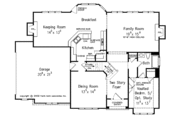 European Style House Plan - 5 Beds 4 Baths 3051 Sq/Ft Plan #927-861 
