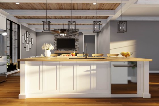 Craftsman Interior - Kitchen Plan #923-65