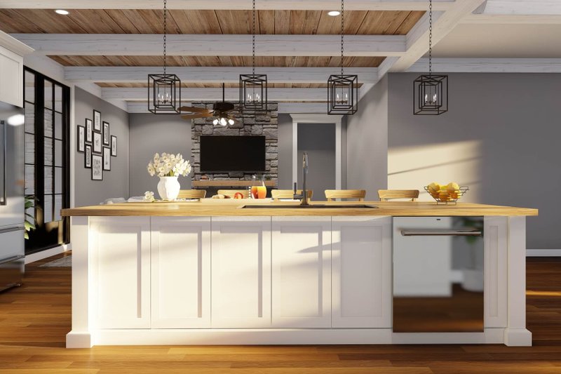 Home Plan - Interior - Kitchen 1 for Craftsman House Plan #923-65 - 3 bed, 3.5 bath