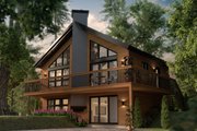 Modern Style House Plan - 3 Beds 2 Baths 1648 Sq/Ft Plan #23-602 