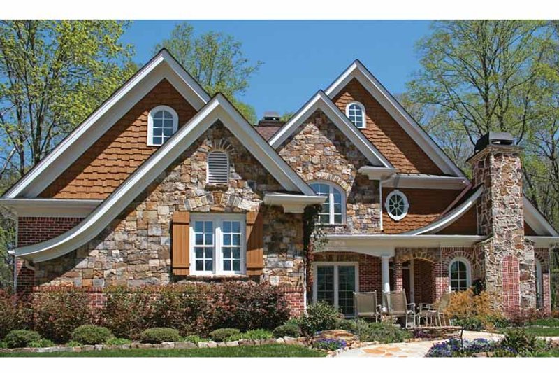 House Plan Design - Exterior - Front Elevation 4 for Craftsman House Plan #54-294 - 3 bed, 3.5 bath
