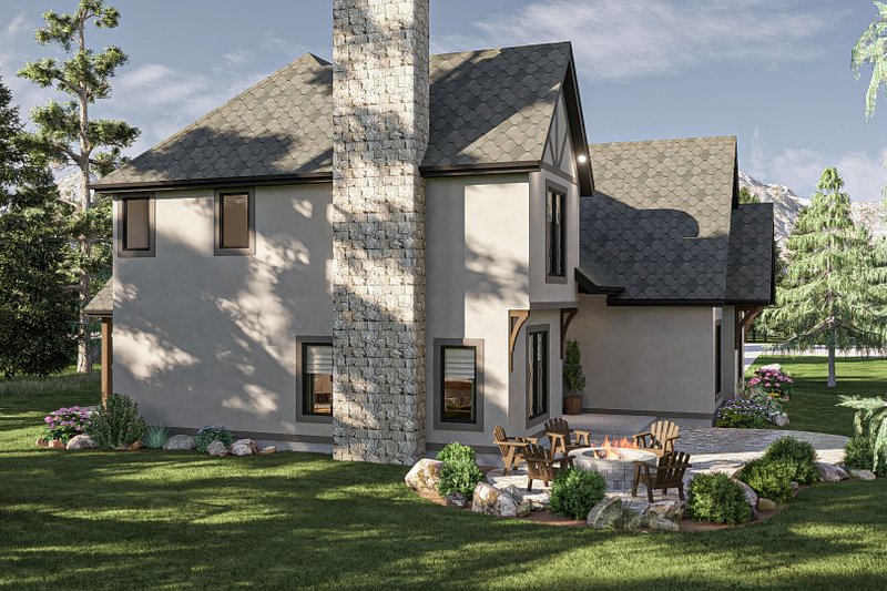 House Design - Exterior - Other Elevation 1 for Tudor House Plan #455-368 - 3 bed, 2.5 bath