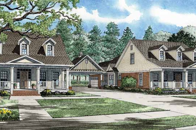 Dream House Plan - Country Exterior - Front Elevation Plan #17-2821