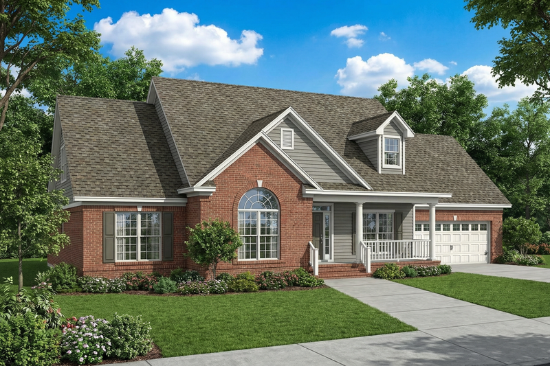 Dream House Plan - Traditional Exterior - Front Elevation Plan #17-283