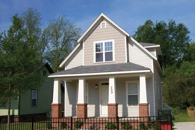 Home Plan - Exterior - Front Elevation 3 for Craftsman House Plan #936-4 - 3 bed, 2 bath