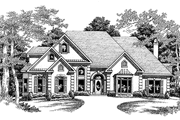 Mediterranean Style House Plan - 3 Beds 2.5 Baths 2622 Sq/Ft Plan #927-146 