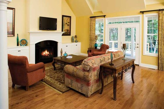 Interior - Family Room for Country House Plan #929-425 - 3 bed, 2.5 bath