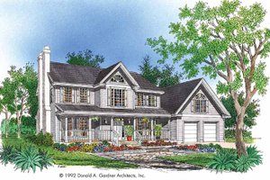 Victorian Exterior - Front Elevation Plan #929-545