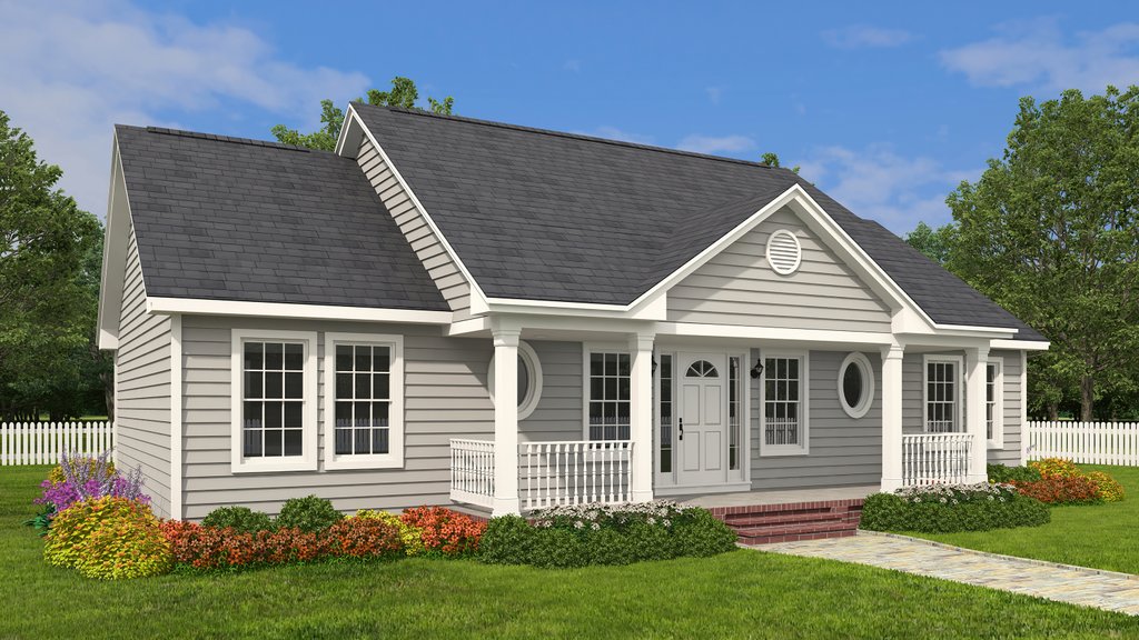 Ranch Style House Plan - 3 Beds 2 Baths 1400 Sq/Ft Plan #1082-10 ...