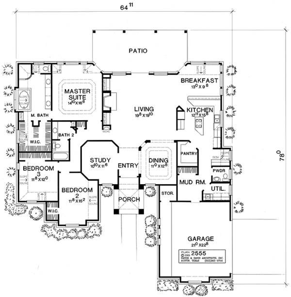 House Blueprint - European Floor Plan - Main Floor Plan #472-354