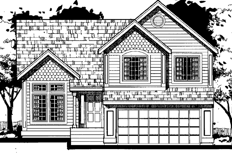 Home Plan - Exterior - Front Elevation 3 for Traditional House Plan #300-115 - 3 bed, 2.5 bath