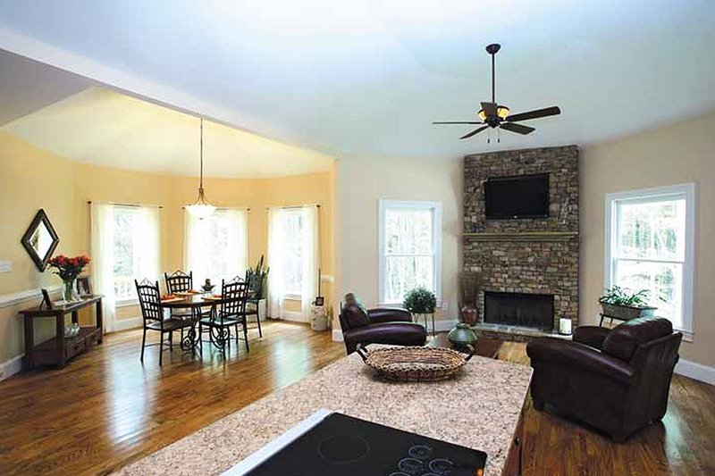 Dream House Plan - Interior - Family Room for Traditional House Plan #56-541 - 3 bed, 3.5 bath