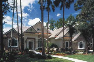 Home Plan - Exterior - Front Elevation for Colonial House Plan #417-666 - 5 bed, 4 bath